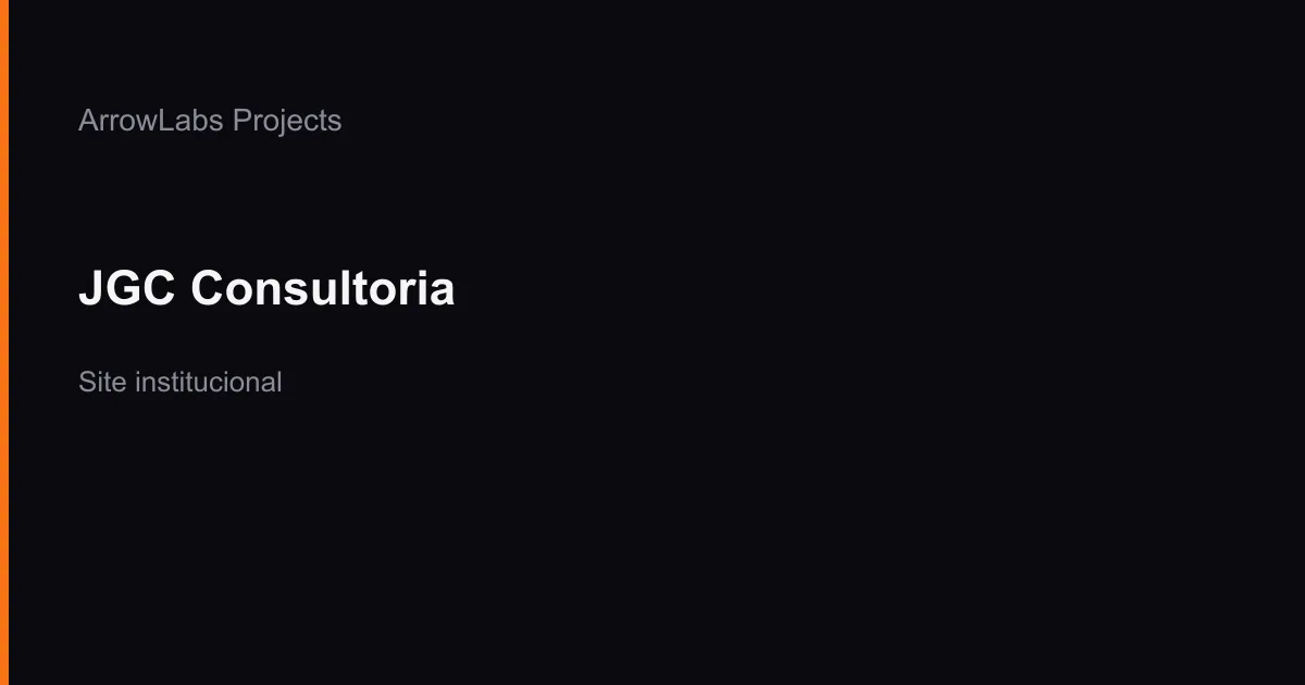 SCREENSHOT · JGC CONSULTORIA